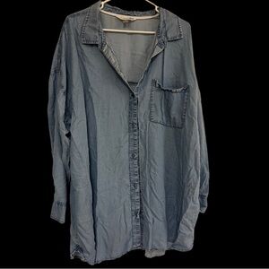 Old Navy Blue Button Down Shirt